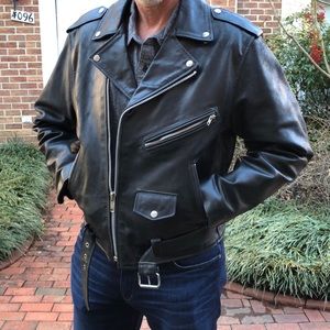 Vintage Vanguard Leather Biker Jacket